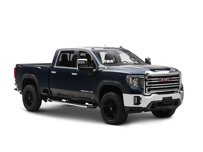 Raxiom V2 LED Side Markers; Smoked Lens; White LED (20-26 Sierra 2500 HD)
