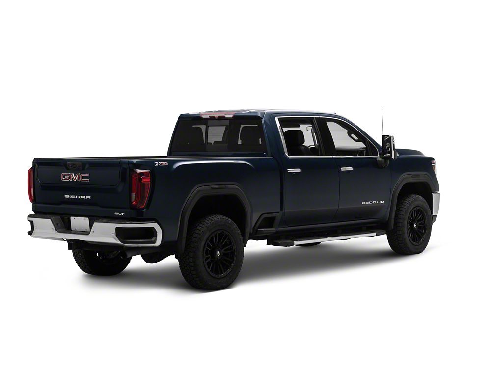 Raxiom V2 LED Side Markers; Smoked Lens; White LED (20-26 Sierra 2500 HD)