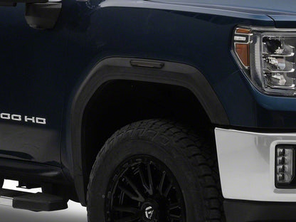 Raxiom V2 LED Side Markers; Smoked Lens; Amber LED (20-26 Sierra 2500 HD)