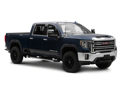 Raxiom V2 LED Side Markers; Smoked Lens; Amber LED (20-26 Sierra 2500 HD)