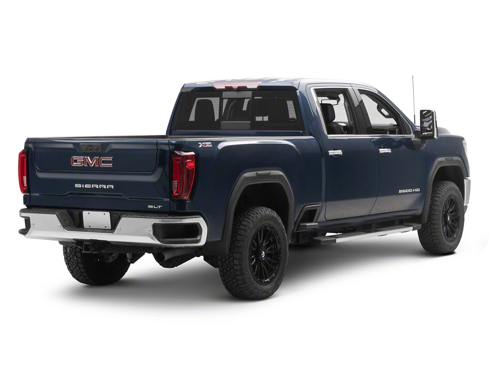 Raxiom V2 LED Side Markers; Smoked Lens; Amber LED (20-26 Sierra 2500 HD)