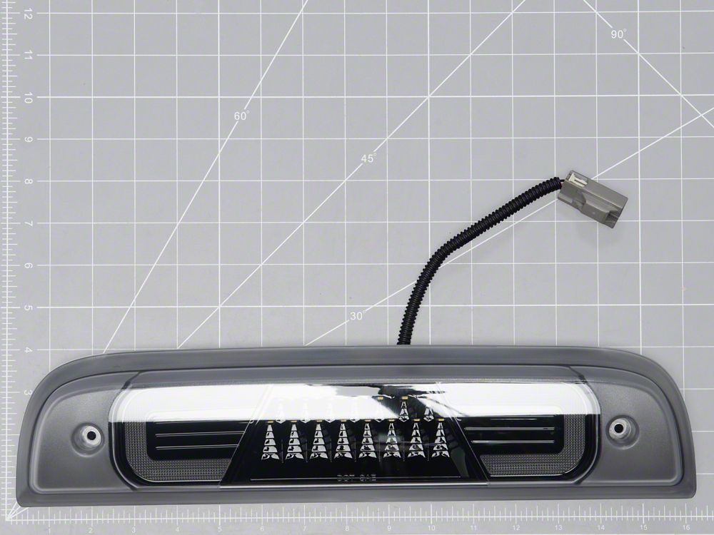 Raxiom V2 LED Third Brake Light; Clear (15-19 Sierra 2500 HD)