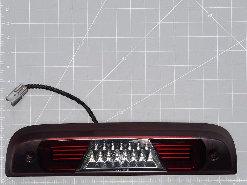 Raxiom V2 LED Third Brake Light; Red (15-19 Sierra 2500 HD)