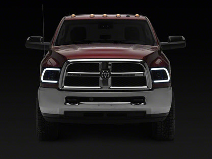 Raxiom LED Halo Surround Headlights; Black Housing; Clear Lens (10-18 RAM 2500)