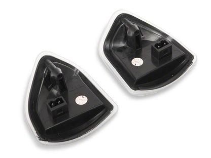 Raxiom Axial Series LED Mirror Turn Signal for OE 2-Pin Mirrors; Clear (10-18 RAM 2500)