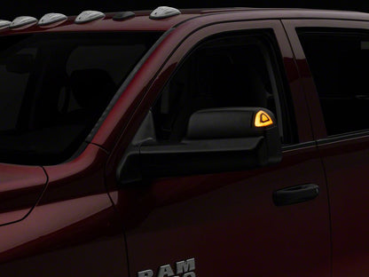 Raxiom Axial Series LED Mirror Turn Signal for OE 2-Pin Mirrors; Smoked (10-18 RAM 2500)