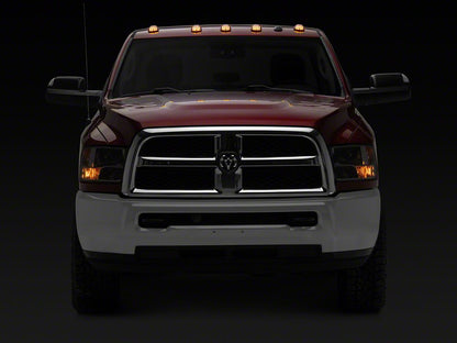 Raxiom Axial Series LED Cab Roof Clearance Lighting; Amber; Clear Lens (03-18 RAM 2500 w/ Factory Clearance Lights)