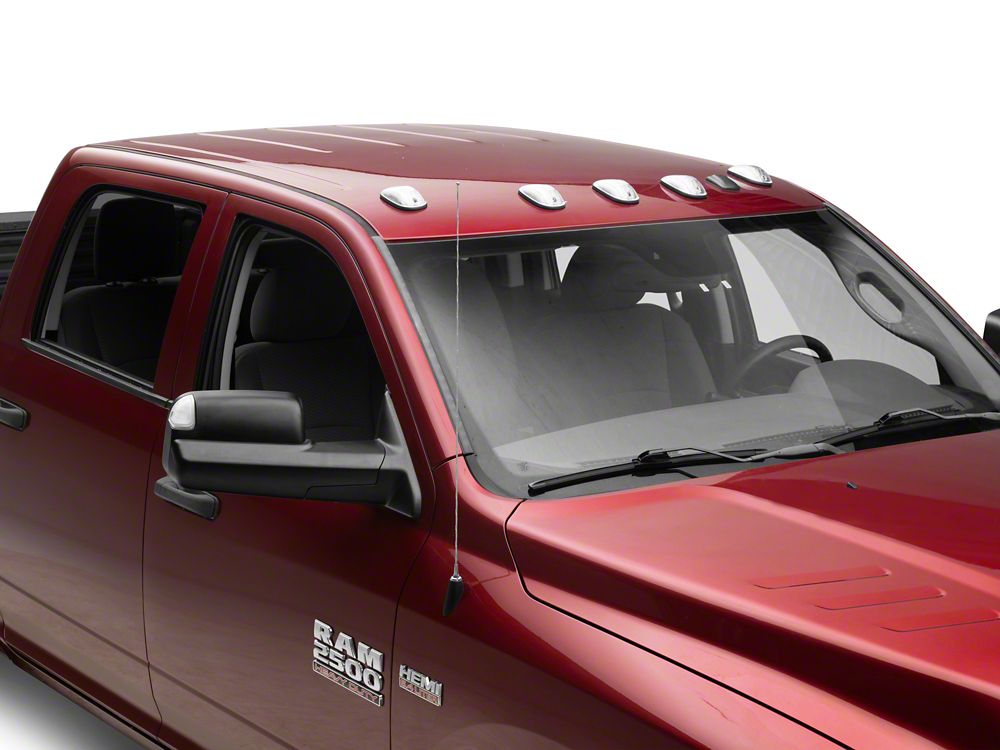 Raxiom Axial Series LED Cab Roof Clearance Lighting; Amber; Clear Lens (03-18 RAM 2500 w/ Factory Clearance Lights)