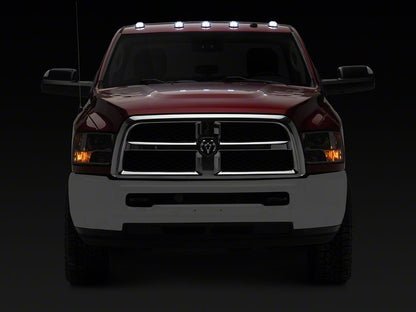 Raxiom Axial Series LED Cab Roof Clearance Lighting; White; Clear Lens (03-18 RAM 2500 w/ Factory Clearance Lights)