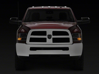 Raxiom Axial Series LED Cab Roof Clearance Lighting; White; Smoked Lens (03-18 RAM 2500 w/ Factory Clearance Lights)