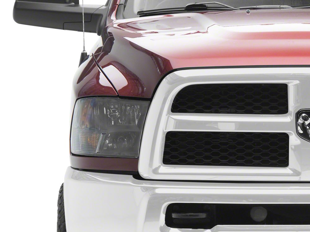 Raxiom Axial Series Euro Style Headlights with Dual Bulb; Black Housing; Clear Lens (10-18 RAM 2500 w/ Factory Halogen Non-Projector Headlights)