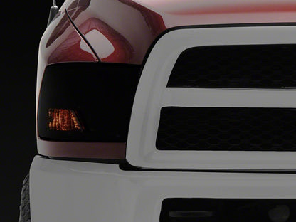 Raxiom Axial Series OEM Style Replacement Headlights with Single Bulb; Chrome Housing; Smoked Lens (10-18 RAM 2500 w/ Factory Halogen Non-Projector Headlights)