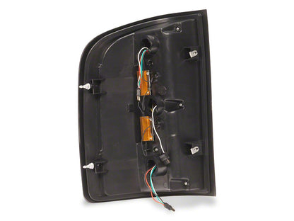 Raxiom LED Dual Ring Tail Lights; Black Housing; Clear Lens (07-14 Silverado 2500 HD)