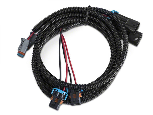 Raxiom Axial Series H10 Fog Light Dual Wire Harness Adapter Set (07-09 Jeep Wrangler JK)