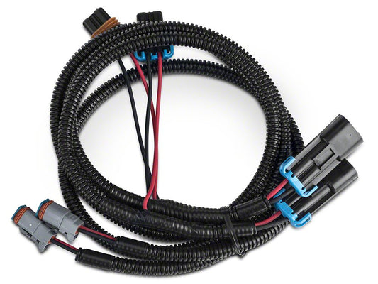 Raxiom Axial Series H10 Fog Light Dual Wire Harness Adapter Set (07-09 Jeep Wrangler JK)