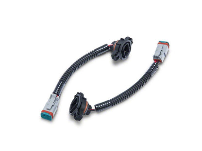Raxiom Axial Series H16 to Deutsch Fog Light Wire Harness Adapter Set (10-18 Jeep Wrangler JK)