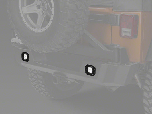 Raxiom 3-Inch Flush Mount 6-LED Off Road Light; Flood Beam (Universal; Some Adaptation May Be Required)