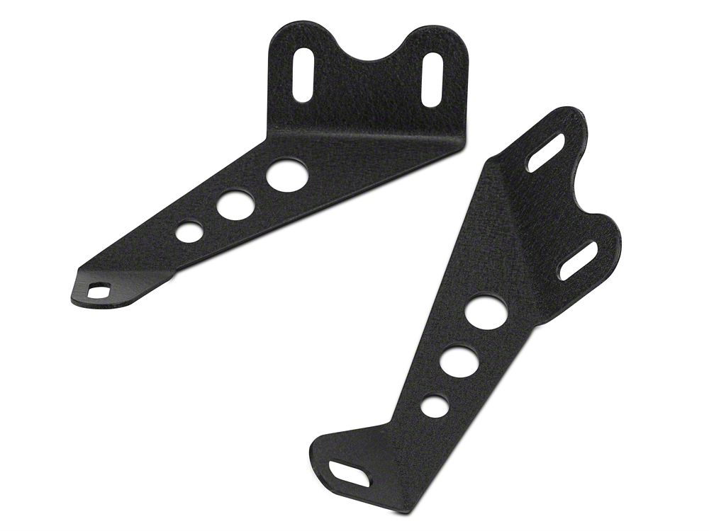 Raxiom 24-Inch Light Bar Hood Mounting Brackets (07-18 Jeep Wrangler JK)