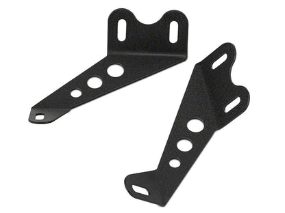 Raxiom 24-Inch Light Bar Hood Mounting Brackets (07-18 Jeep Wrangler JK)