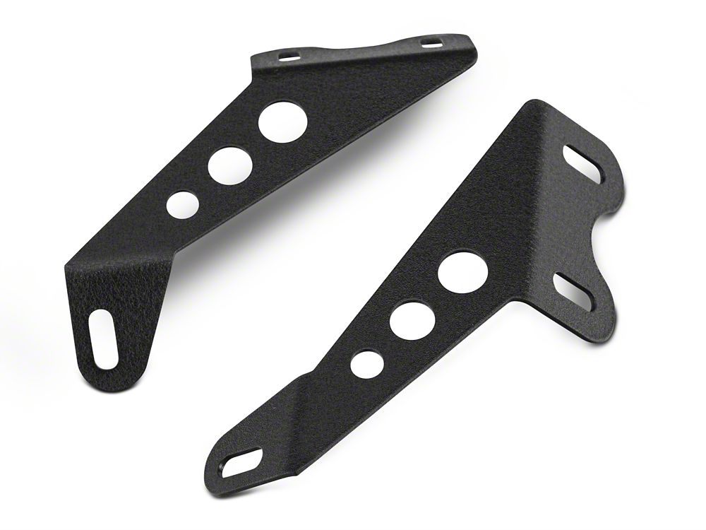 Raxiom 24-Inch Light Bar Hood Mounting Brackets (07-18 Jeep Wrangler JK)
