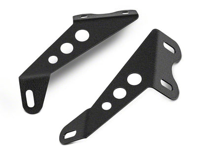 Raxiom 24-Inch Light Bar Hood Mounting Brackets (07-18 Jeep Wrangler JK)