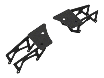 Raxiom Windshield Mounted Dual Light Brackets (07-18 Jeep Wrangler JK)