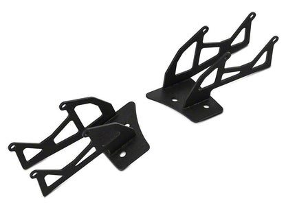 Raxiom Windshield Mounted Dual Light Brackets (07-18 Jeep Wrangler JK)