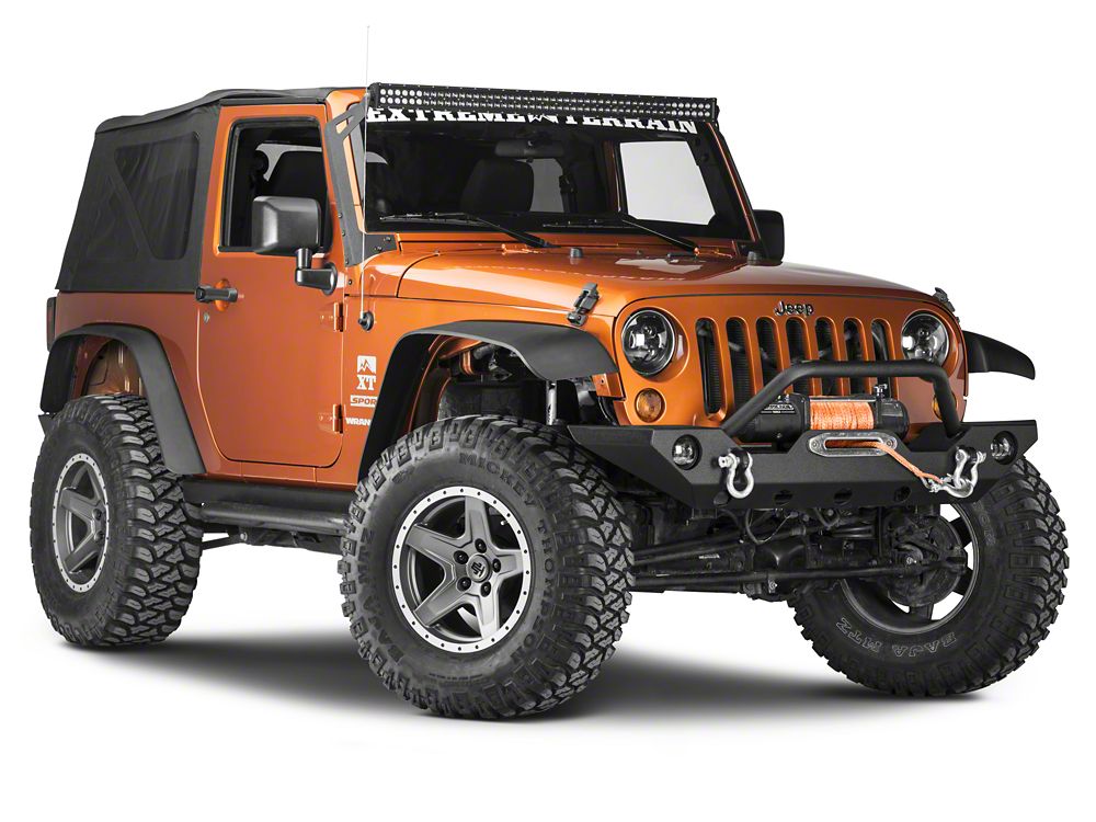 Raxiom 50-Inch LED Light Bar Windshield Mount (07-18 Jeep Wrangler JK)