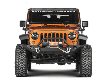 Raxiom 50-Inch LED Light Bar Windshield Mount with Auxiliary Bracket (07-18 Jeep Wrangler JK)