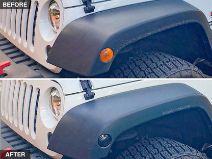 Raxiom LED Side Marker Lights; Smoked (07-18 Jeep Wrangler JK)