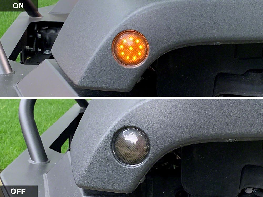 Raxiom LED Side Marker Lights; Smoked (07-18 Jeep Wrangler JK)
