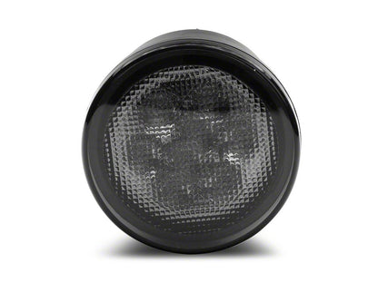 Raxiom Axial Series LED Amber Turn Signals; Smoked (07-18 Jeep Wrangler JK)
