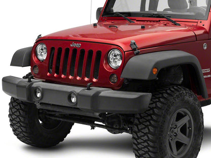 Raxiom Axial Series LED Amber Turn Signals; Smoked (07-18 Jeep Wrangler JK)