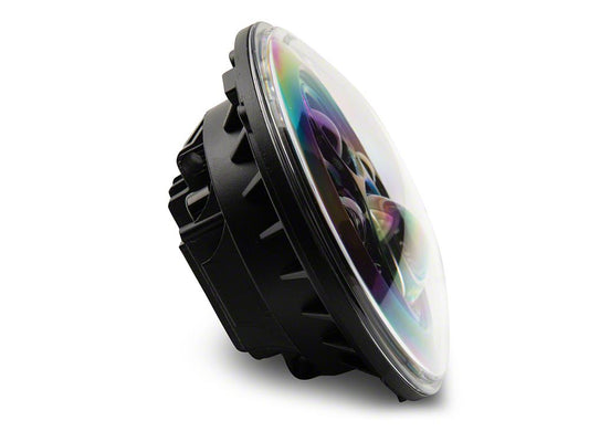 Raxiom Axial Series LED Daymaker Headlights; Black Housing; Clear Lens (97-18 Jeep Wrangler TJ & JK)