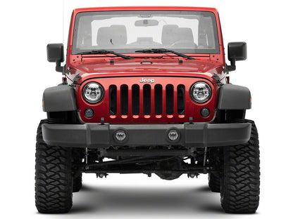 Raxiom Axial Series LED Daymaker Headlights; Chrome Housing; Clear Lens (97-18 Jeep Wrangler TJ & JK)