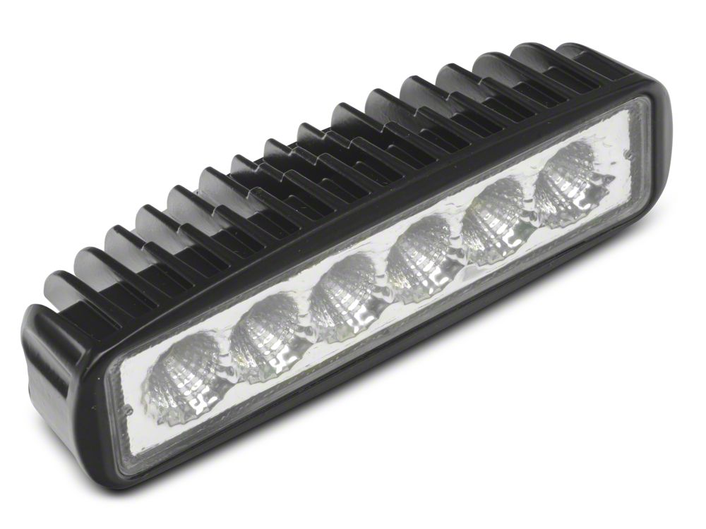 Raxiom 6-Inch Slim 6-LED Off-Road Light; Flood Beam (Universal; Some A