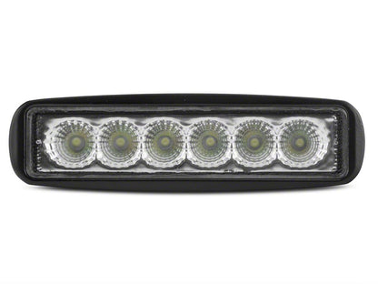Raxiom 6-Inch Slim 6-LED Off-Road Light; Flood Beam (Universal; Some Adaptation May Be Required)
