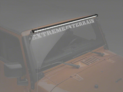 Raxiom 50 Inch Super Slim Single Row LED Light Bar; Spot/Spread Combo