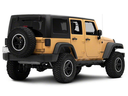 Raxiom LED Tail Lights; Black Housing; Smoked Lens (07-18 Jeep Wrangler JK)