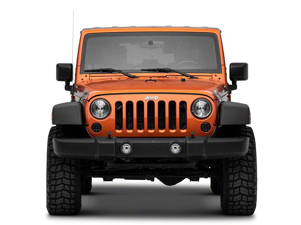 Raxiom Axial Series LED Front Turn Signals; Smoked (07-18 Jeep Wrangler JK)