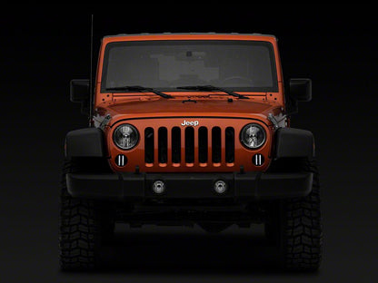 Raxiom Axial Series LED Front Turn Signals; Smoked (07-18 Jeep Wrangler JK)