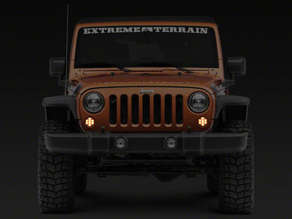 Raxiom Axial Series LED Front Turn Signals; Clear (07-18 Jeep Wrangler JK)