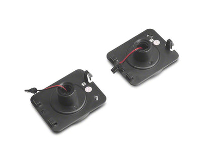 Raxiom Axial Series LED Side Marker Lights; Smoked (07-18 Jeep Wrangler JK)