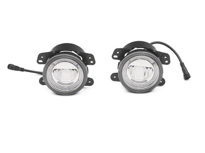 Raxiom Axial Series LED DRL Fog Lights (10-18 Jeep Wrangler JK)
