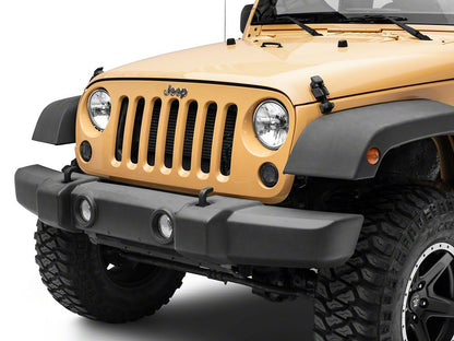 Raxiom Axial Series LED Turn Signals with Halo; Smoked (07-18 Jeep Wrangler JK)