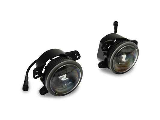 Raxiom Axial Series LED DRL Fog Lights (10-25 Jeep Wrangler JK & JL)