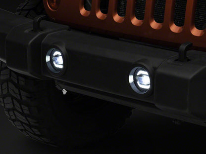 Raxiom Axial Series LED DRL Fog Lights (10-25 Jeep Wrangler JK & JL)