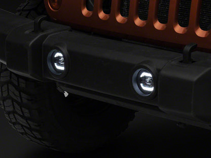 Raxiom Axial Series LED DRL Fog Lights (10-25 Jeep Wrangler JK & JL)