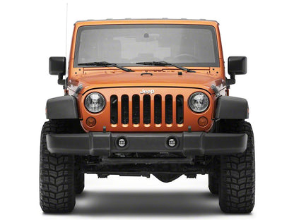 Raxiom Axial Series Tri-Bar LED Fog Lights; Amber (07-25 Jeep Wrangler JK & JL)