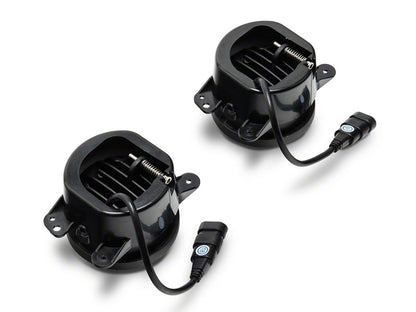 Raxiom Axial Series Tri-Bar LED Fog Lights; Amber (07-25 Jeep Wrangler JK & JL)